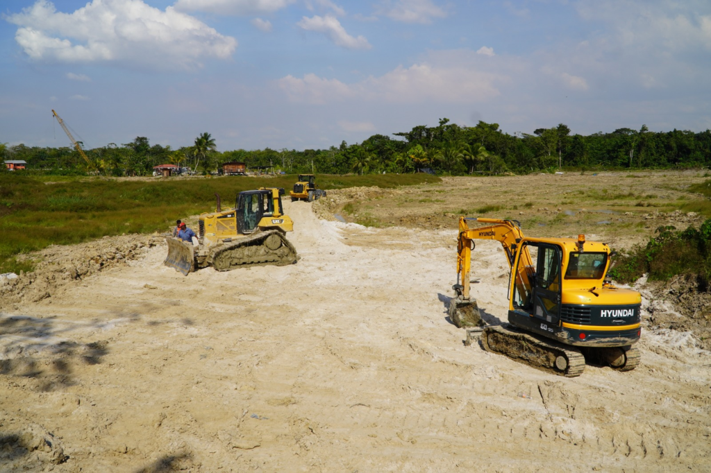 Crown Road construction project